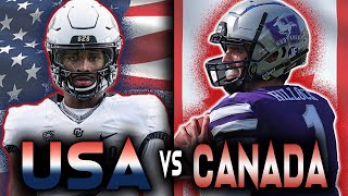 The Differences Between Canadian College Football and American College Football [upl. by Belda]