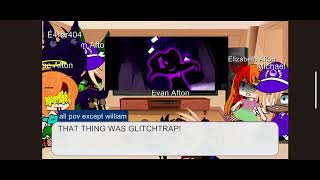 Aftons react to quotIm going psychoquot  aftons  fnaf  my au  gacha [upl. by Adnola]