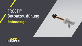 FROSTI® NEU Frostsichere Außenarmatur Bausatzausführung Endmontage Deutsch [upl. by Sorazal]