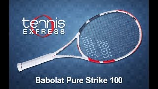 Babolat 3rd Gen Pure Strike 100 Tennis Racquet Review  Tennis Express [upl. by Elrae]