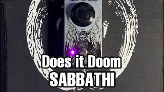 Does it Doom  SABBATHI Boosted Octave Fuzz [upl. by Higginbotham]