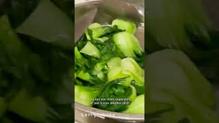 Easiest way to plate Chinese bok choy [upl. by Valerio]