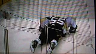 Alexander Ovechkin puts knee on knee hit on Sergei Gonchar game 4 Pens VS Caps playoffs 2009 [upl. by Elden657]