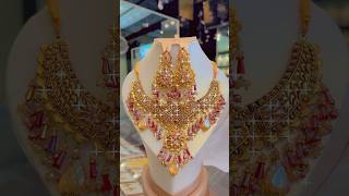 21k goldjewellery necklace wedding fyp goldaccessories youtubeshorts goldindubai arabicgold [upl. by Mellisent826]