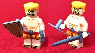 SY 클래시오브클랜 바바리안 게임 캐릭터 레고 짝퉁 미니피규어 조립 리뷰 Lego knockoff Clash of Clans Barbarian [upl. by Nezah]