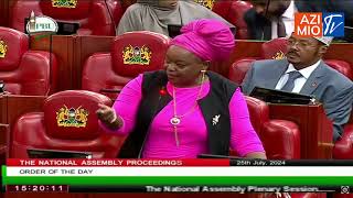 MILLIE ODHIAMBO causes drama as she quottakes overquot Minority Leader seat after Wandayi was appointed CS [upl. by Letnahc623]