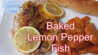 Baked Lemon Pepper Fish [upl. by Llib11]