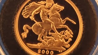 2000 Proof Gold Sovereign Coin  The Millennial Sovereign [upl. by Kaitlyn]