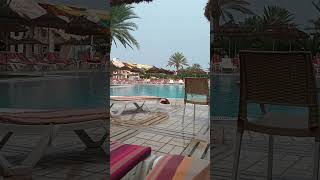 Basen deszcz Tunezja Djerba Baya Beach hotel tunisia [upl. by Lanae]