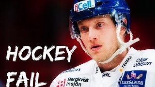 Johan Ryno Falls Misses Open Net Best Hockey Fail Ever [upl. by Yelnikcm]