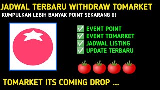 AIRDROP TELEGRAM TOMARKET LISTING  Jadwal Withdraw Point tomarket amp Event Terbaru [upl. by Aivil]