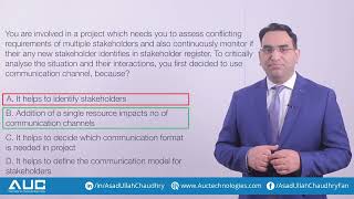 PMP Exam Question with Explanation  AUC [upl. by Jabez]