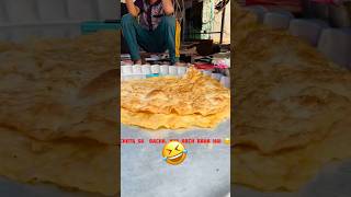 🤣 streetfood funny foryou trending ytshort chickenrecipes paratha comedy viralshort [upl. by Latsirhc]