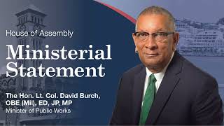 “Refocusing Bermudiana Beach Resort”Lt Col the Hon David A Burch Minister of Public Works [upl. by Ajup]