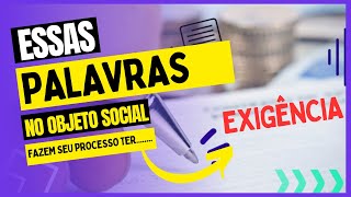 A forma correta para descrever seu objeto social sem exigência [upl. by Koslo]