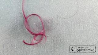 Backstitch Outline Stitch Tutorial by Amy McClellan [upl. by Jankey]