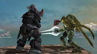 Halo 3 Brutes VS Flood Spartan [upl. by Fabien968]