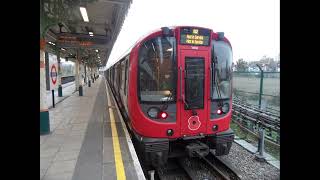 S7 Stock 21530 Poppy London Underground with Not in Service Sitting around at Plaistow Platform 3 [upl. by Gaige312]