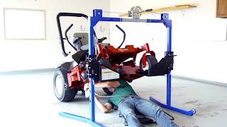 Top Notch Mower Lift Operation amp Features [upl. by Bathsheb936]