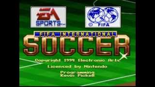 Super Nintendo  Fifa International Soccer 1994 [upl. by Iphigeniah]