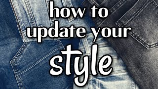 the easiest way to dress more current  jeans try on for women over 40 [upl. by Mersey]