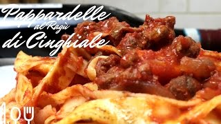 Pappardelle al Ragù di Cinghiale [upl. by Elleirad]