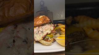 Pastrami Burger Recipe on my channel SUBSCRIBE🥰 [upl. by Aissela]