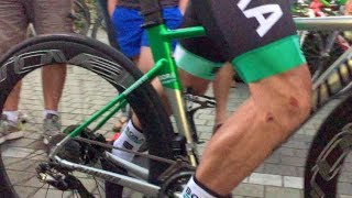 Peter Sagan Riding A Prototype Specialized Allez Criterium Race Bike Tour Down Under [upl. by Innig]