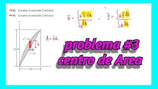 ✅CENTROIDE DE UN AREA ENTRE 2 FUNCIONES Con integrales muy fácil✔️ [upl. by Adrian862]