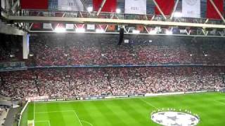 AFC Ajax vs Dinamo Kiev  Amsterdam Arena  André Hazes  Bloed zweet en Tranen [upl. by Imugem]