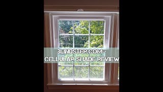 Blindster Review  Cellular Shades [upl. by Yllen545]