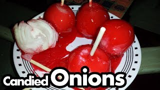 Candied Onion Challenge Halloween Prank [upl. by Wyne394]