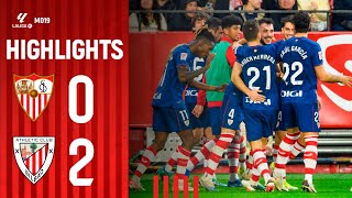 RESUMEN  Sevilla FC 02 Athletic Club  LaLiga EA Sports 202324 MD19 [upl. by Marriott]