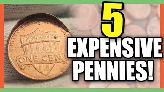 5 SUPER NEW PENNIES SOLD FOR GOOD MONEY  VALUABLE PENNIES TO LOOK FOR IN POCKET CHANGE [upl. by Sandell]