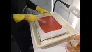 Photogravure Brush Sensitizing Process [upl. by Aicilihp]