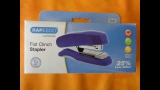 Test Rapesco Agrafeuse FlatClinch 25 Moins dEffort [upl. by Coucher]