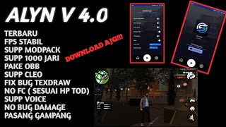 SHARE  SAMP ALYN TERBARU V 40 NO BUG  CARA PASANG   CARA PASANG MOD JUGA  GTA SAMP ANDROID [upl. by Rieth]