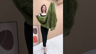 new winter stlish pure feather long sweater for girls trendingfashion fashiontrands [upl. by Dasteel]