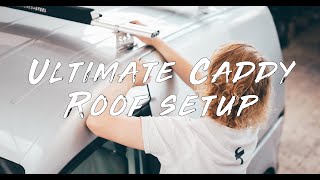 Vw Caddy Roof Bars  Awning Rail  Awning Rail setup [upl. by Ahrendt]