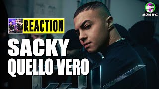 SACKY  QUELLO VERO  disco completo   RAP REACTION by Arcade Boyz [upl. by Retla]