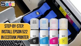 Epson EcoTank ET2720 Printer Ink Refill Instruction [upl. by Bernelle952]