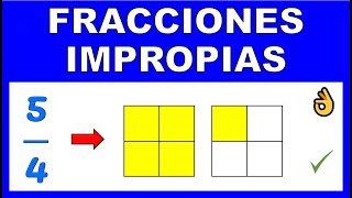 GRAFICA DE FRACCIONES IMPROPIAS [upl. by Laney]