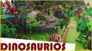 Playmobil Dinosaurios 🐲 VIDEO MAQUETA DINOSAURIOS 🌿 PELICULA DINOS [upl. by Millda658]