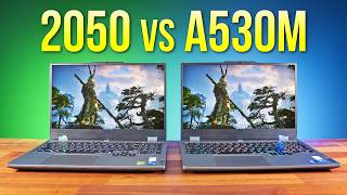 Best Budget Gaming Laptop GPU NVIDIA RTX 2050 vs Intel Arc A530M [upl. by Ciccia139]