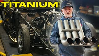 Part 1 The Mustang Gets New Titanium Headers [upl. by Toomin]