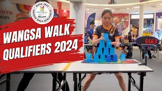 WSSA Sport Stacking Wangsa Walk Qualifiers Finals  SOC Highlights [upl. by Ioab]