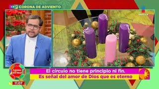 ¿Qué significa la corona de adviento en la fe católica  Tips Espirituales  Sale el Sol [upl. by Enidualc]