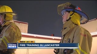 Lancaster Firefighters Training Exercise [upl. by Eintruok]