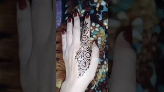 very simple mehndi design মেহেদী ডিজাইন  mehndi design henna mehndi [upl. by Ardisi]