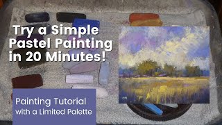 Try a Simple Pastel Painting in 20 Minutes Its Playtime [upl. by Issej]